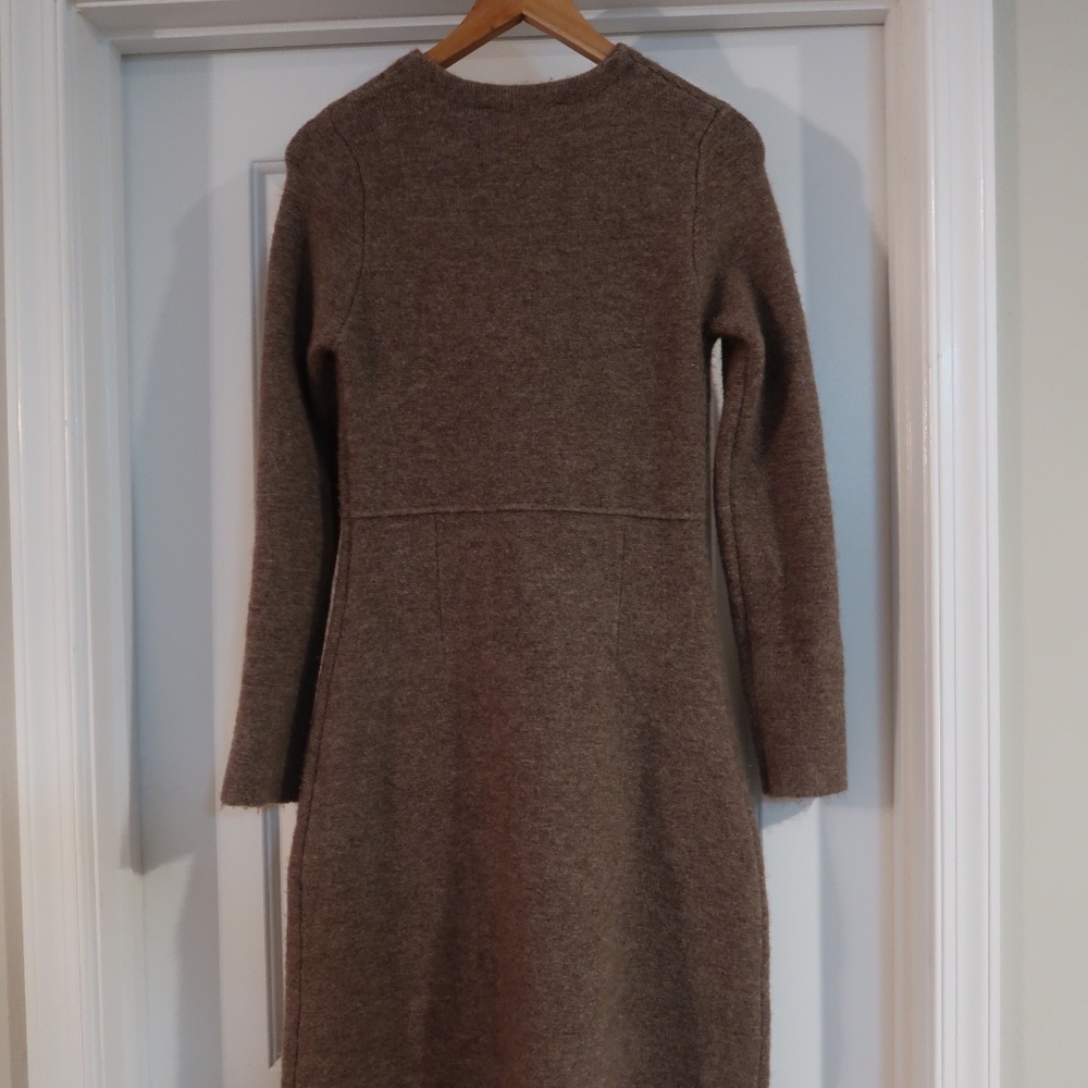 Zara Long Sleeve Wool Dress